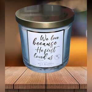 NEW! Western Brook Wild Bluebell Candle 12.5 oz John 4:19